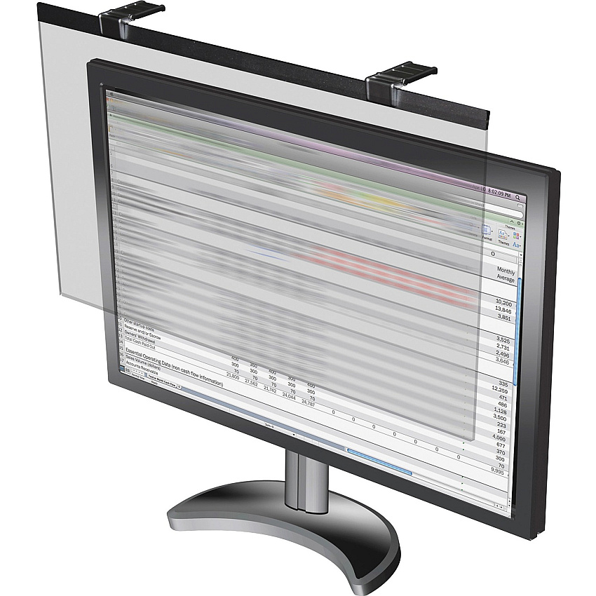 Business Source LCD Monitor Privacy Filter Black (BSN29290)