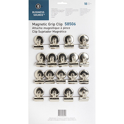 Business Source Magnetic Grip Clips Pack (BSN58506)