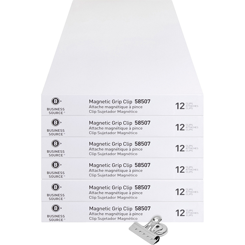 Business Source Magnetic Grip Clips Pack (BSN58507BD)