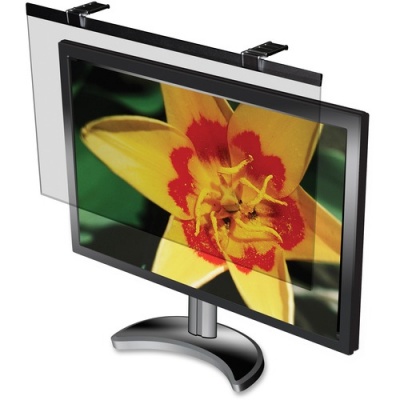 Business Source Wide-screen LCD Anti-glare Filter Black (59020)