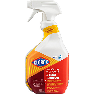 CloroxPro Disinfecting Bio Stain & Odor Remover Spray (CLO31903EA)