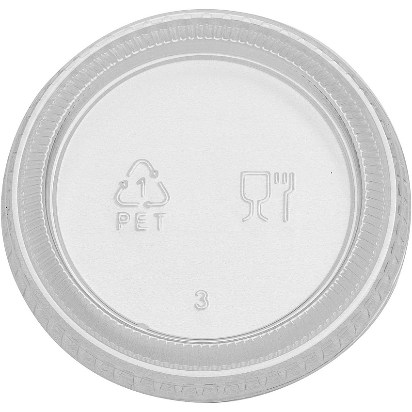 Dixie Portion Cup Lids by GP Pro (DXEPL20CLEAR)