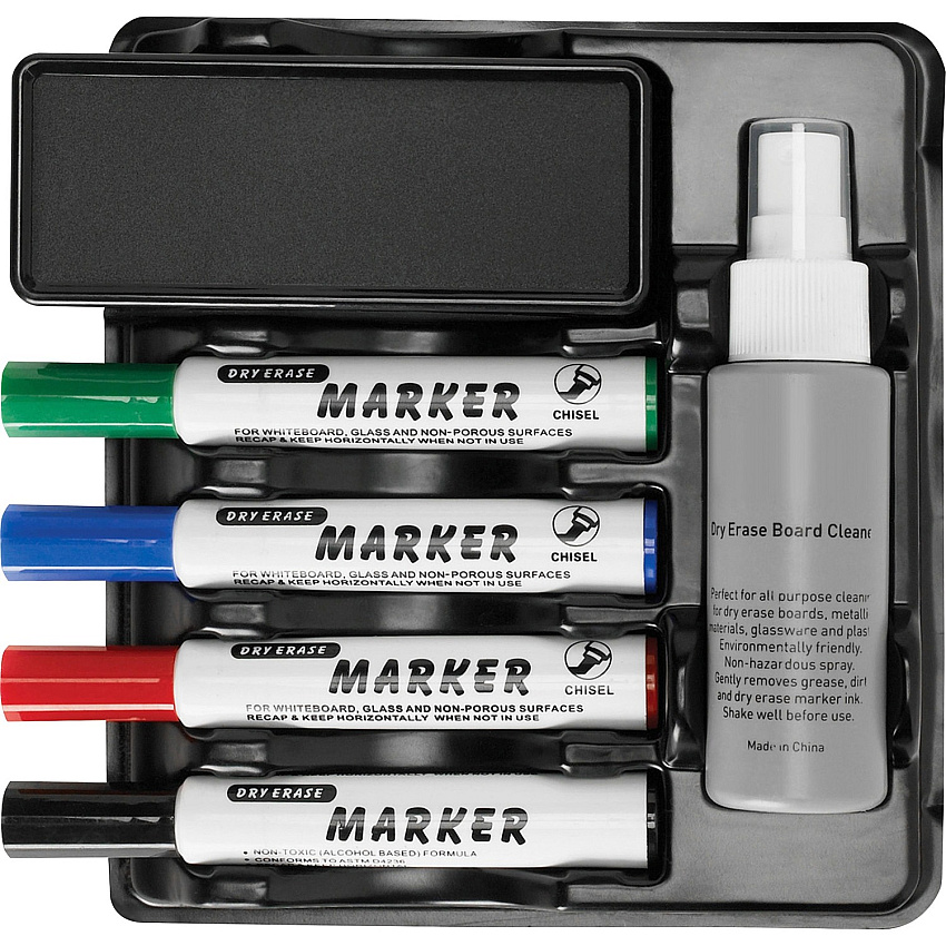 Lorell Dry-erase Marker Caddy Kit (LLR75628)