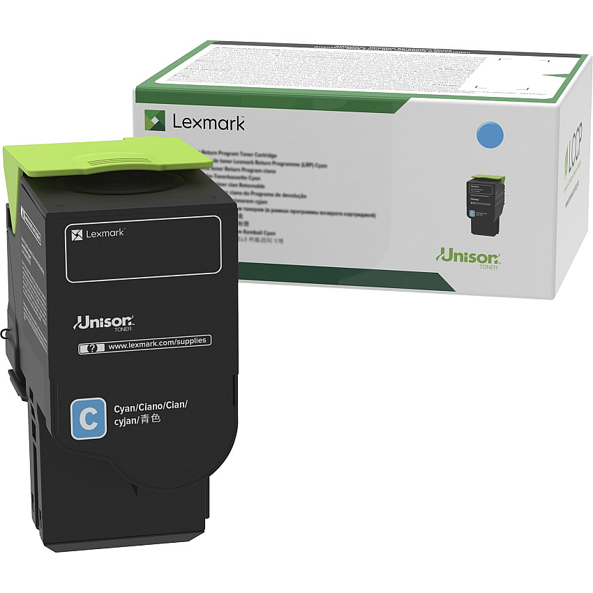 Lexmark Unison Original Standard Yield Laser Toner Cartridge - Cyan - 1 Each (LEX78C10C0)