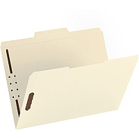 Business Source 1/3 Tab Cut Letter Recycled Fastener Folder (BSN17213)