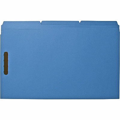 Business Source 1/3 Tab Cut Legal Recycled Fastener Folder (BSN17219)