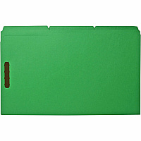 Business Source 1/3 Tab Cut Legal Recycled Fastener Folder (BSN17220)