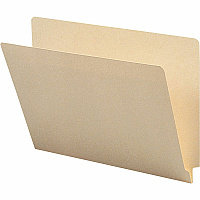 Business Source Straight Tab Cut Letter Recycled End Tab File Folder (BSN17237)