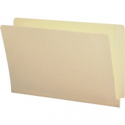 Business Source Straight Tab Cut Legal Recycled End Tab File Folder (17255)