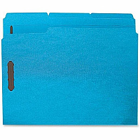 Business Source 1/3 Tab Cut Letter Recycled Fastener Folder (BSN17267)