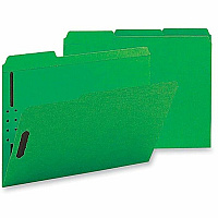 Business Source 1/3 Tab Cut Letter Recycled Fastener Folder (BSN17268)