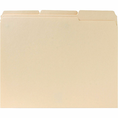 Business Source 1/3 Tab Cut Letter Recycled Classification Folder (BSN211113)