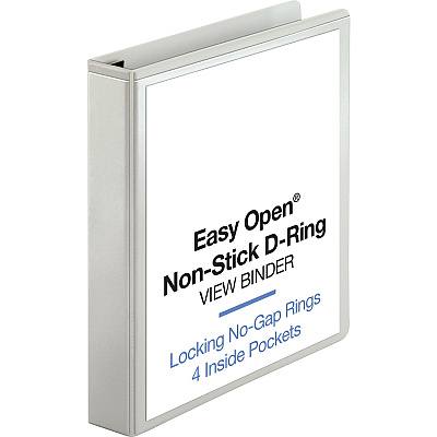 Business Source Locking D-Ring View Binder (BSN26957)