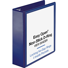 Business Source Navy D-ring Binder (BSN26976)