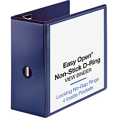 Business Source Navy D-ring Binder (BSN26978)