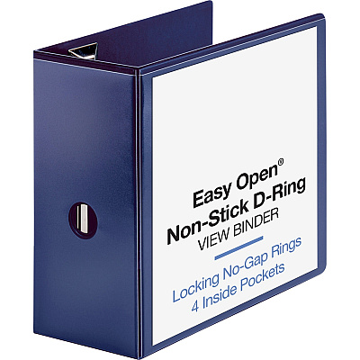 Business Source Navy D-ring Binder (BSN26978)
