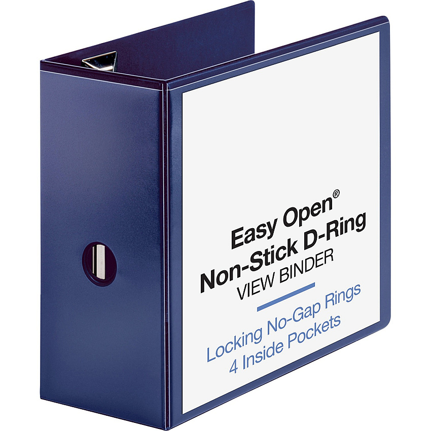 Business Source Navy D-ring Binder (BSN26978)
