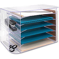 Business Source 6-tray Jumbo Desk Sorter (BSN86880)