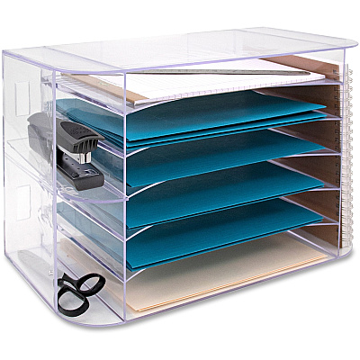 Business Source 6-tray Jumbo Desk Sorter (BSN86880)