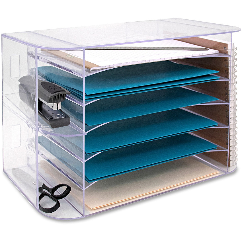 Business Source 6-tray Jumbo Desk Sorter (BSN86880)