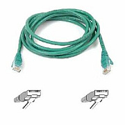 Belkin Cat5e Patch Cable ; Rj45m/rj45m (A3L79106GRN)