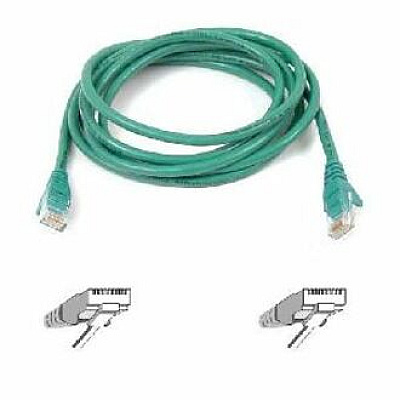 Belkin Cat5e Patch Cable ; Rj45m/rj45m (A3L79106GRN)