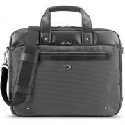 Solo Gramercy Travel/Luggage Case (Briefcase) for 15.6" Apple iPad Notebook - Gray (EXE35010)
