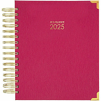 At-A-Glance Harmony Hardcover Daily Monthly Planner, Berry, Medium, 7" x 8 3/4" (609980659)