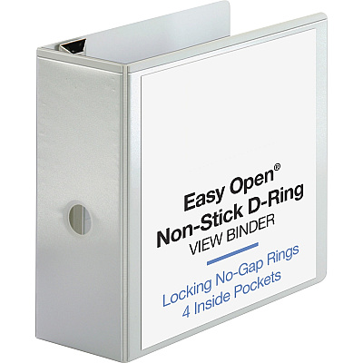 Business Source Locking D-Ring View Binder (BSN26965)