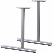 Lorell Training Table C-Leg Table Base with Glides (LLR61627)