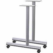 Lorell Training Table C-Leg Table Base with 2" Casters (LLR61628)