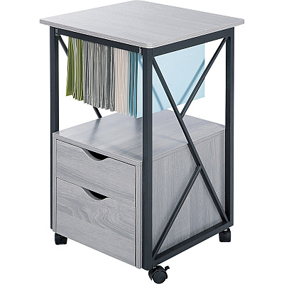 Safco Mood Collection Office Storage Pedestal - 2-Drawer (SAF1906GR)