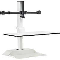 Safco Desktop Sit-Stand Desk Riser (SAF2193WH)