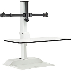 Safco Desktop Sit-Stand Desk Riser (SAF2193WH)