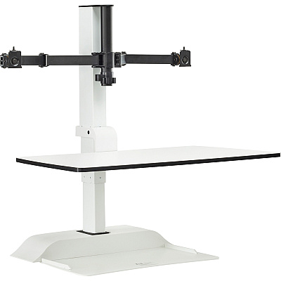 Safco Desktop Sit-Stand Desk Riser (SAF2193WH)