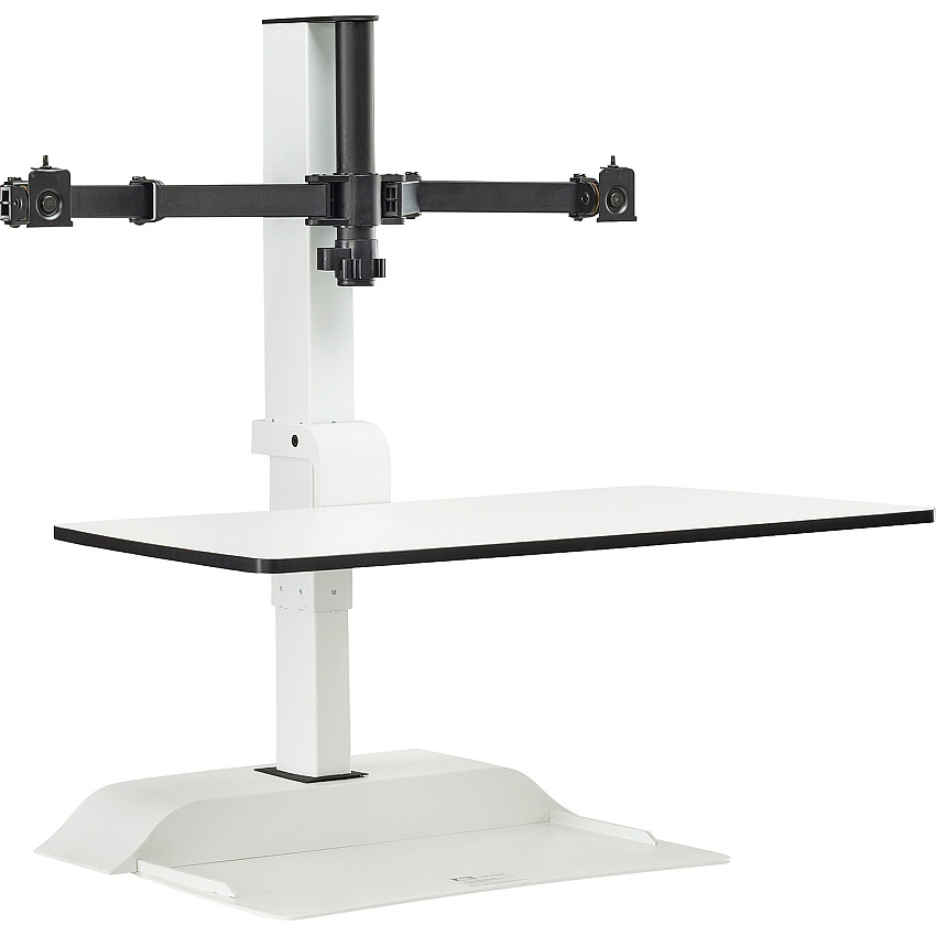 Safco Desktop Sit-Stand Desk Riser (SAF2193WH)