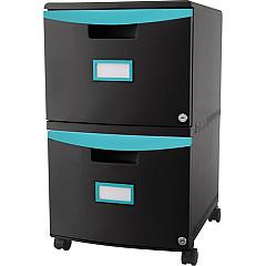 Storex 2-drawer Mobile File Cabinet (STX61315U01C)