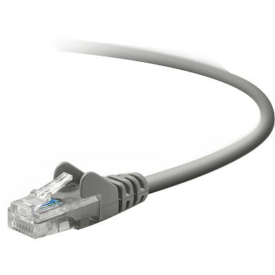 Belkin 1ft Cat5e Snagless Patch Cable Gray (A3L79101S)