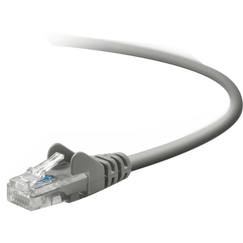 Belkin 1ft Cat5e Snagless Patch Cable Gray (A3L79101S)