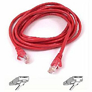 Belkin 2ft Cat5e Snagless Patch Cable Red (A3L79102REDS)