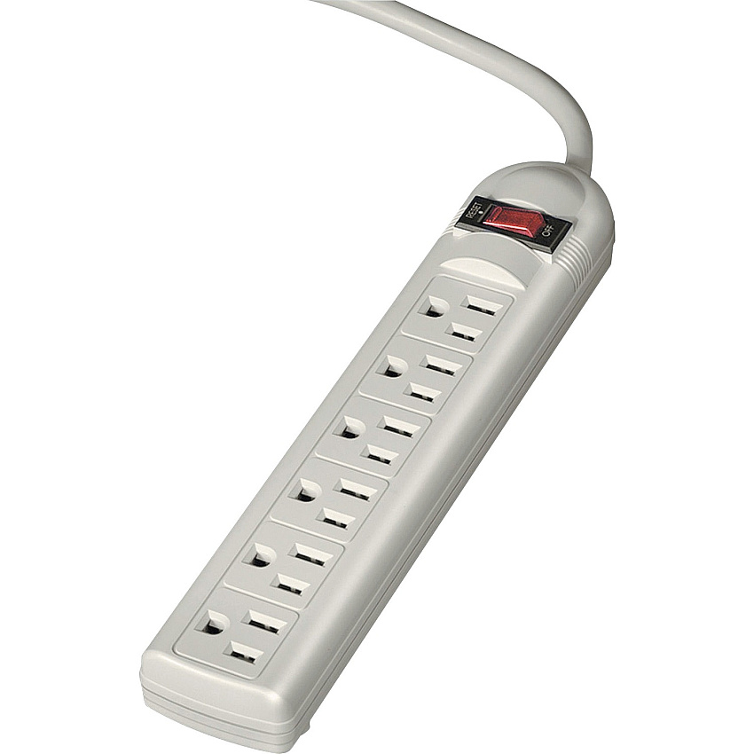 Fellowes 6 Outlet Power Strip with 90 Degree Outlets (FEL99028)