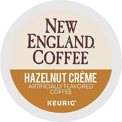 New England Coffee K-Cup Hazelnut Creme Coffee (GMT0040)
