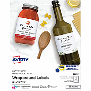 Avery Durable Waterproof Labels, 3.25" x 7.75" , 16 Total (AVE22835)