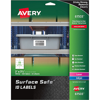 Avery Surface Safe ID Label (AVE61503)