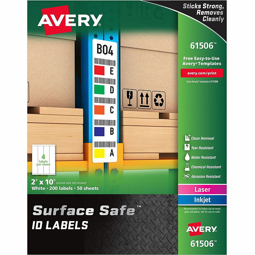 Avery Surface Safe ID Label (AVE61506)