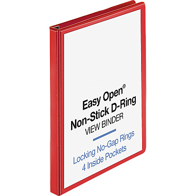 Business Source Red D-ring Binder (BSN26979)