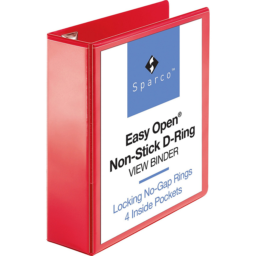 Business Source Red D-ring Binder (BSN26982)