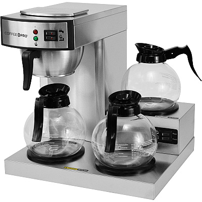 Coffee Pro 3-Burner Commercial Coffee Brewer (OGFCPRLG)