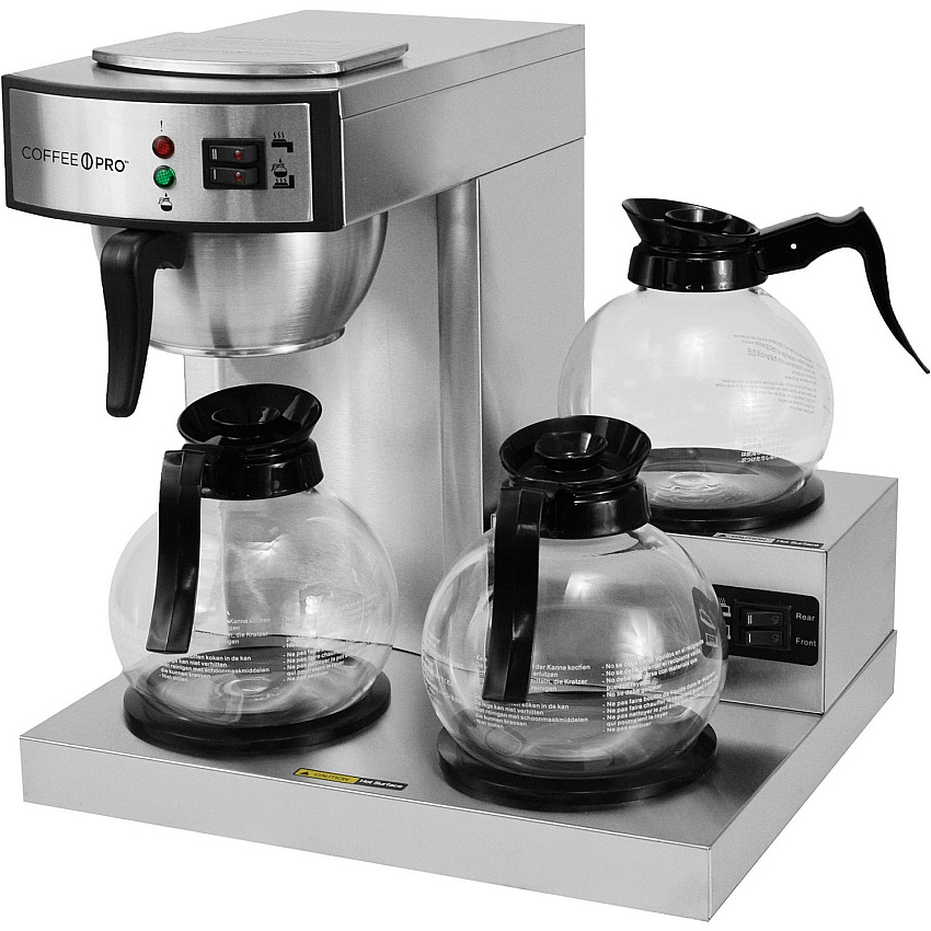 Coffee Pro 3-Burner Commercial Coffee Brewer (OGFCPRLG)