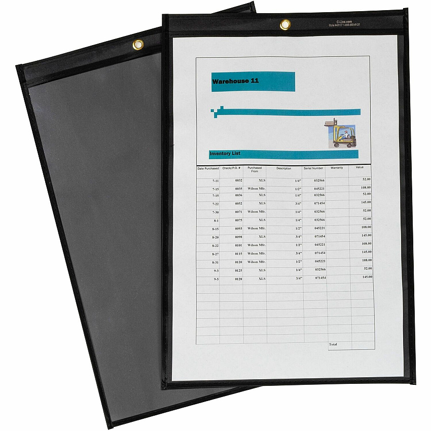 C-Line Stitched Shop Ticket Holders (CLI45117)